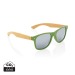 Lunettes de soleil en bambou FSC® et plastique recyclé RCS cadeau d’entreprise
