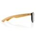 Lunettes de soleil en bambou FSC® et plastique recyclé RCS, objet écologique publicitaire