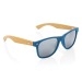 Lunettes de soleil en bambou FSC® et plastique recyclé RCS, objet écologique publicitaire