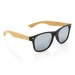 Lunettes de soleil en bambou FSC® et plastique recyclé RCS, objet écologique publicitaire