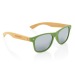 Lunettes de soleil en bambou FSC® et plastique recyclé RCS, objet écologique publicitaire