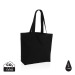 Sac shopping en toile 240g/m² recyclée non teinté Aware™, Sac shopping durable reclame
