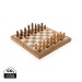 Jeu d'échecs pliable en bois FSC® cadeau d’entreprise