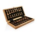 Jeu d'échecs pliable en bois FSC® cadeau d’entreprise