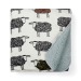 Plaid sherpa en rPET Sheep - Vinga, Couverture ou plaid reclame