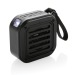Enceinte 3W solaire en plastique recyclé RCS Sunwave, produit High-Tech écologique, bio, recyclé lié au développement durable pubblicitario