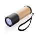Lampe torche en bambou et plastique recyclé RCS, Lampe torche publicitaire