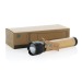Lampe 5W en plastique recyclé RCS et bambou Lucid, Lampe torche reclame