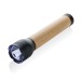 Lampe 5W en plastique recyclé RCS et bambou Lucid, Lampe torche reclame