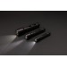 Torche robuste rechargeable par USB en aluminium recyclé RCS, Lampe torche publicitaire