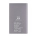 Powerbank 4000mAh en plastique recyclé/aluminium RCS cadeau d’entreprise