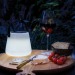 Lampe d'extérieur en plastique recyclé RCS SolarGlow, lampe de jardin publicitaire