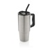 Mug 900ml en acier inoxydable recyclé Embrace RCS, Mug isotherme publicitaire