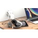 SKROSS Adaptateur de voyage universel MUV 2-Pôles avec USB, prise électrique universelle et adaptateur universel de voyage publicitaire