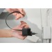 Chargeur 65W GaN avec câble Urban Vitamin Mendocino, prise électrique universelle et adaptateur universel de voyage publicitaire