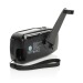 Radio d'urgence en plastique recyclé RCS RescueWave, lampe solaire publicitaire