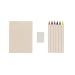 Set de 6 crayons de couleur avec carnet GRS Infinity Micki cadeau d’entreprise