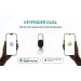 Porte-clés avec géolocalisation Keyfinder Dual, traceur GPS reclame
