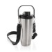 Mug en acier RCS avec bandoulière 60cl, Mug durable publicitaire