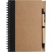 Carnet à spirale recyclé avec stylo, carnet avec stylo publicitaire