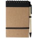 Carnet à spirale en carton et papier recyclés regalo d'azienda