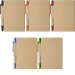 Product thumbnail Cardboard notebook containing 80 lined sheets with pen 5