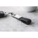 Schlüsselanhänger aus Metall und PU., Schlüsselanhänger mit Schlaufe Werbung