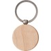 Miniature du produit Porte-clés rond en bois 0