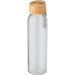 Miniatura del producto Botella de vidrio de 60cl con tapón de bambú y correa 1
