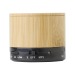 Enceinte sans fil en bambou, Enceinte en bois ou bambou pubblicitario