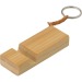 Soporte de bambú para teléfono Kian, Llavero de madera publicidad