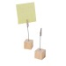 Porte-clips en bois Malia, porte-photo publicitaire