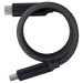 Câble de charge et de transfert en nylon 60 W Janet, câble de chargement publicitaire