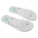 Tong unisexe avec semelle en PE 114g et lanière en PVC transparente (36-39) cadeau d’entreprise