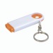 Porte-clés avec puce et lumière 2 LEDs, porte-clés lampe publicitaire