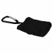 Porte-clés à mousqueton avec chiffon en microfibre pour nettoyage de lunettes 15x15cm, Chiffonnette microfibre publicitaire