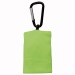 Porte-clés à mousqueton avec chiffon en microfibre pour nettoyage de lunettes 15x15cm, Chiffonnette microfibre publicitaire