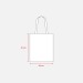 Shopper en coton recyclé 150g/m², effet mélange, anses longues, Tote bag publicitaire