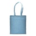 Shopper en coton recyclé 150g/m², effet mélange, anses longues cadeau d’entreprise
