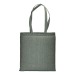 Shopper en coton recyclé 150g/m², effet mélange, anses longues, Tote bag publicitaire