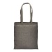 Shopper en coton recyclé 150g/m², effet mélange, anses longues, Tote bag publicitaire