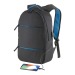 Sac-à-dos porte-pc en polyester 600D. Poche principale porte-pc et 3 poches frontales cadeau d’entreprise