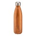 Thermos en acier inoxydable de 500ml avec double paroi isolante avec impression effet bois cadeau d’entreprise