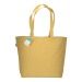 Tote-bag avec soufflet en coton recyclé 190g/m², anses longues cadeau d’entreprise