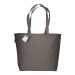 Tote-bag avec soufflet en coton recyclé 190g/m², anses longues cadeau d’entreprise
