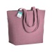 Tote-bag avec soufflet à la base en coton recyclé 280g/m², anses longues, Sac shopping durable publicitaire