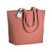 Tote-bag avec soufflet à la base en coton recyclé 280g/m², anses longues cadeau d’entreprise