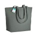 Tote-bag avec soufflet à la base en coton recyclé 280g/m², anses longues, Sac shopping durable publicitaire