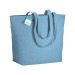 Tote-bag avec soufflet à la base en coton recyclé 280g/m², anses longues cadeau d’entreprise