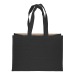 Tote-bag avec soufflet en coton 280g/m², détails en toile de jute, anses longues, Tote bag publicitaire